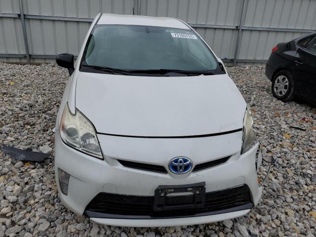 JTDKN3DU5C5471027 - 2012 TOYOTA PRIUS WHITE photo 5