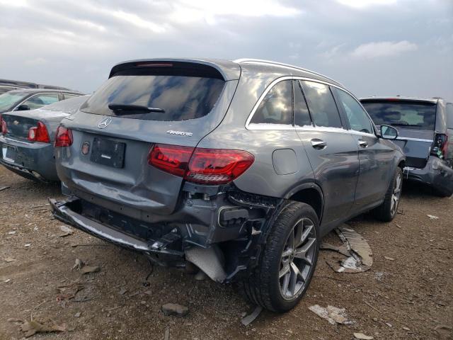 W1N0G8EB0MV304547 - 2021 MERCEDES-BENZ GLC 300 4MATIC GRAY photo 3