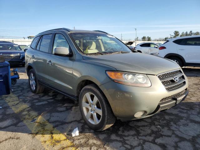 5NMSH73E57H050646 - 2007 HYUNDAI SANTA FE SE GREEN photo 4