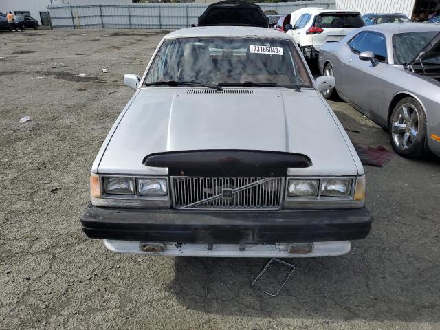 YV1FX8842H1185499 - 1987 VOLVO 740 GLE GRAY photo 5