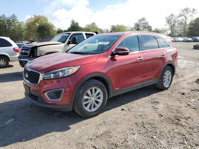 5XYPGDA52HG189171 - 2017 KIA SORENTO LX RED photo 1