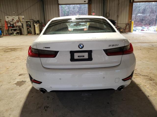 3MW5R7J02M8C06349 - 2021 BMW 330XI WHITE photo 6