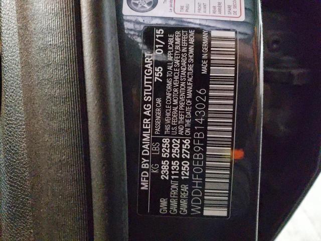 WDDHF0EB9FB143026 - 2015 MERCEDES-BENZ E 250 BLUETEC GRAY photo 12