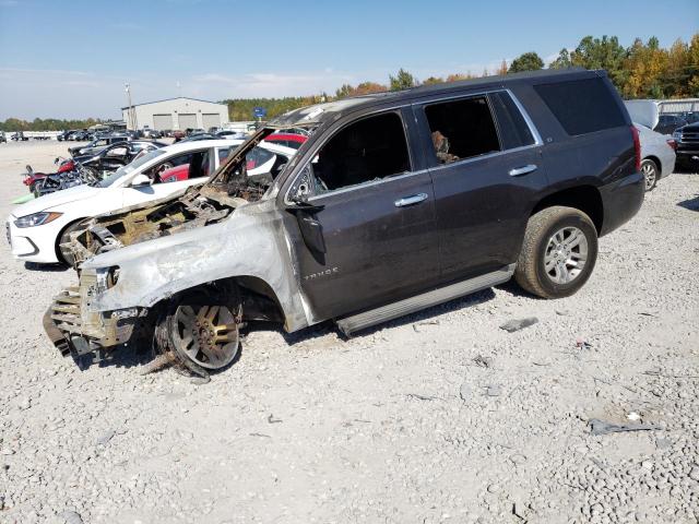 1GNSCBKC7FR558491 - 2015 CHEVROLET TAHOE C1500 LT GRAY photo 1