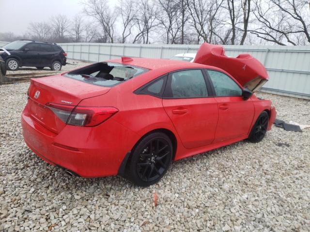 2HGFE2F55NH561440 - 2022 HONDA CIVIC SPORT 红色 照片 3
