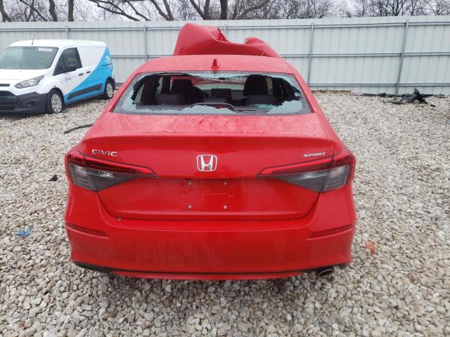 2HGFE2F55NH561440 - 2022 HONDA CIVIC SPORT 红色 照片 6