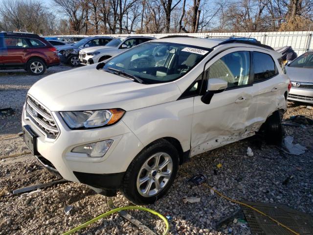 MAJ6P1UL8JC188935 - 2018 FORD ECOSPORT SE WHITE photo 1