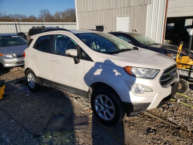 MAJ6P1UL8JC188935 - 2018 FORD ECOSPORT SE WHITE photo 4