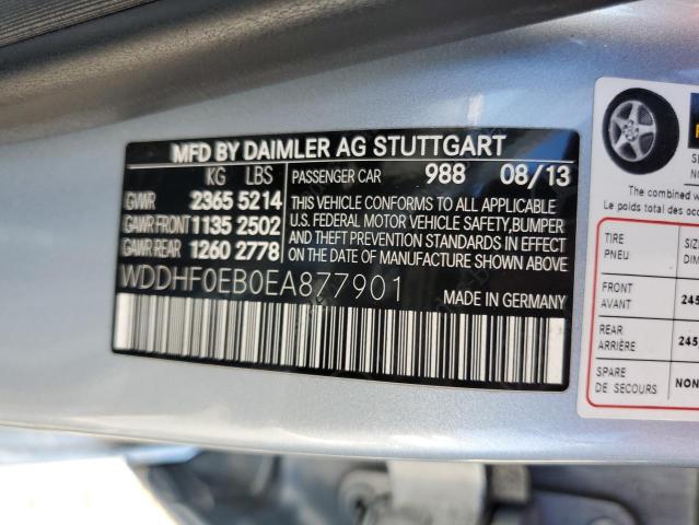 WDDHF0EB0EA877901 - 2014 MERCEDES-BENZ E 250 BLUETEC BLUE photo 12