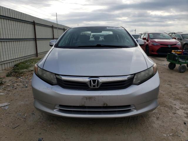 2HGFB2F51CH301719 - 2012 HONDA CIVIC LX SILVER photo 5