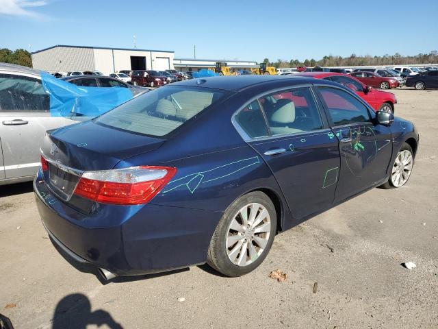 1HGCR2F83EA147041 - 2014 HONDA ACCORD EXL BLUE photo 3