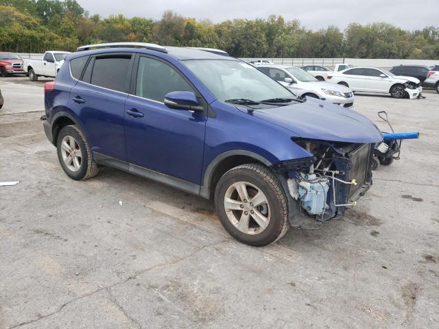 2T3WFREV1EW112455 - 2014 TOYOTA RAV4 XLE BLUE photo 4