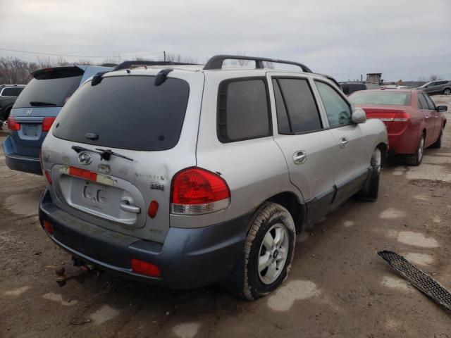 KM8SC73E75U941893 - 2005 HYUNDAI SANTA FE GLS SILVER photo 3