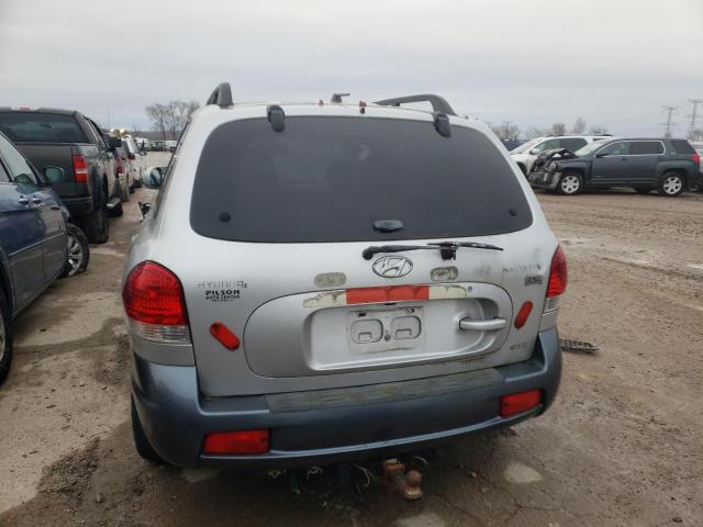 KM8SC73E75U941893 - 2005 HYUNDAI SANTA FE GLS SILVER photo 6