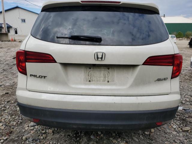 5FNYF6H59JB067560 - 2018 HONDA PILOT EXL WHITE photo 6