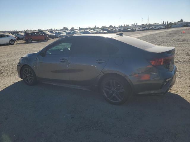 3KPF34AD7ME392059 - 2021 KIA FORTE GT LINE GRAY photo 2