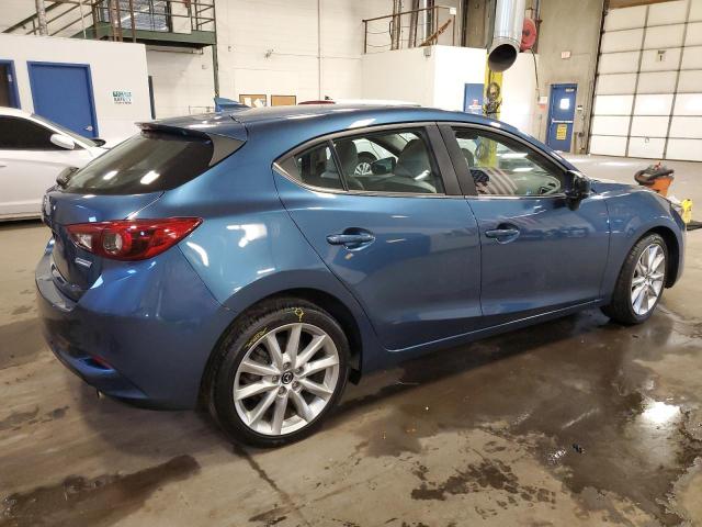 JM1BN1M36H1140306 - 2017 MAZDA 3 GRAND TOURING BLUE photo 3