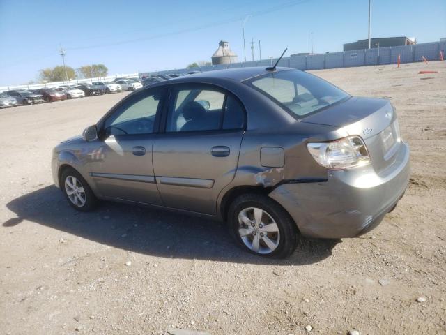 KNADH4A35A6692018 - 2010 KIA RIO LX GRAY photo 2