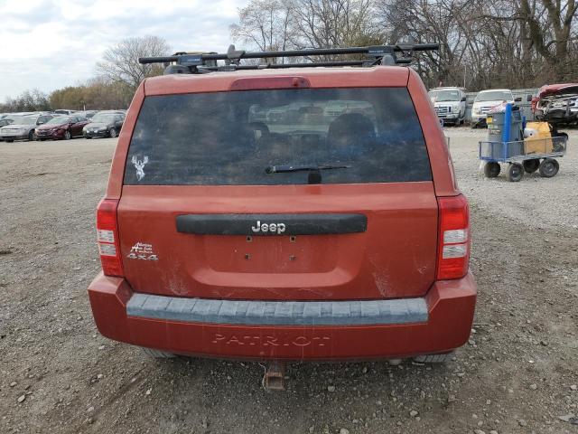 1J4FF28B09D101288 - 2009 JEEP PATRIOT SPORT ORANGE photo 6