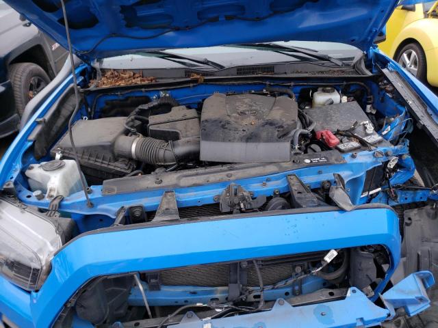 5TFCZ5AN3KX186153 - 2019 TOYOTA TACOMA DOUBLE CAB 蓝色 照片 11