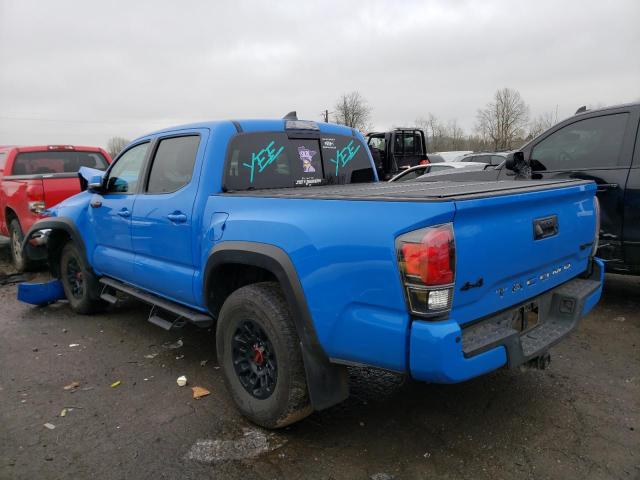 5TFCZ5AN3KX186153 - 2019 TOYOTA TACOMA DOUBLE CAB 蓝色 照片 2