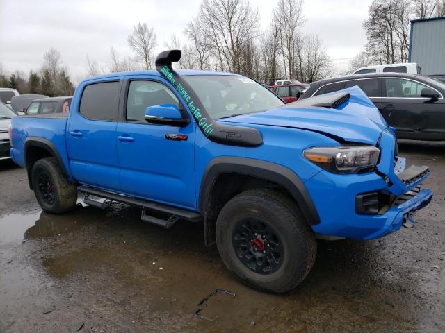 5TFCZ5AN3KX186153 - 2019 TOYOTA TACOMA DOUBLE CAB 蓝色 照片 4