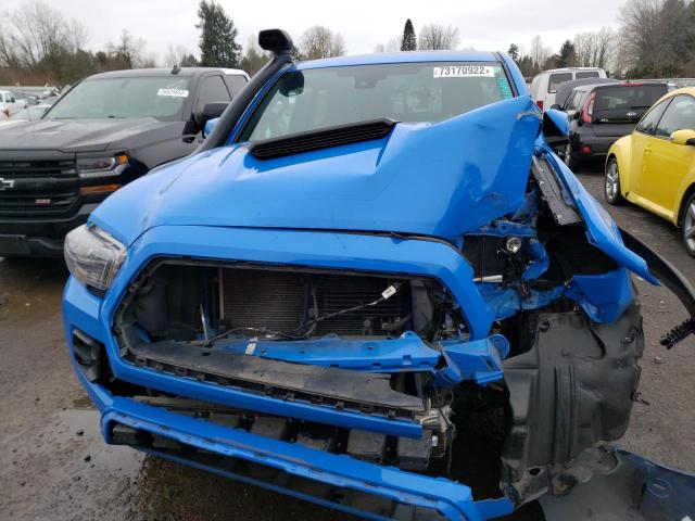 5TFCZ5AN3KX186153 - 2019 TOYOTA TACOMA DOUBLE CAB 蓝色 照片 5