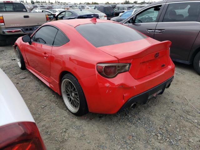 JF1ZNAA18G8704227 - 2016 TOYOTA SCION FR-S RED photo 2