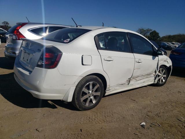 3N1AB6AP6CL720703 - 2012 NISSAN SENTRA 2.0 WHITE photo 3