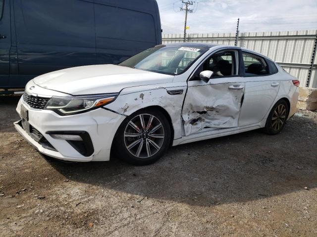 5XXGU4L16KG330743 - 2019 KIA OPTIMA EX WHITE photo 1