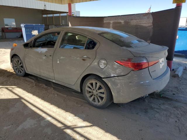 KNAFX4A8XE5113432 - 2014 KIA FORTE EX GRAY photo 2