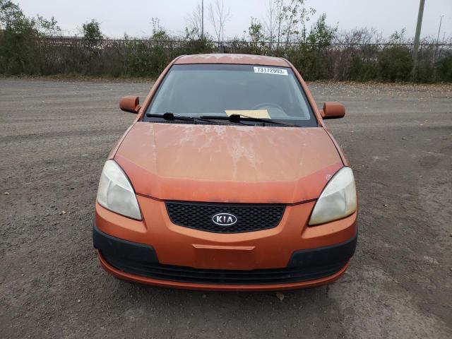 KNADE163566179200 - 2006 KIA RIO 5 ORANGE photo 5