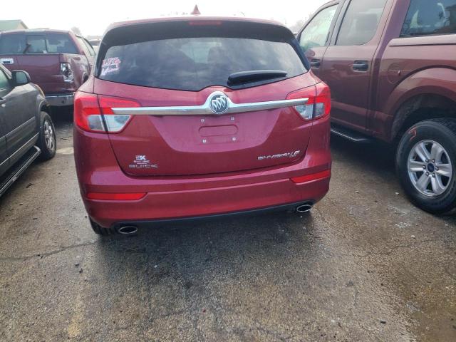 LRBFXESX2HD086833 - 2017 BUICK ENVISION PREMIUM MAROON photo 6