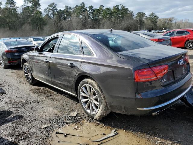 WAUAGAFD8DN006828 - 2013 AUDI A8 QUATTRO BLACK photo 2