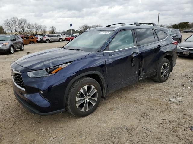 5TDGZRAH7NS546554 - 2022 TOYOTA HIGHLANDER XLE ლურჯი ფოტო 1