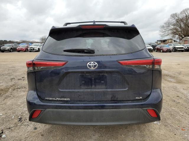 5TDGZRAH7NS546554 - 2022 TOYOTA HIGHLANDER XLE ლურჯი ფოტო 6