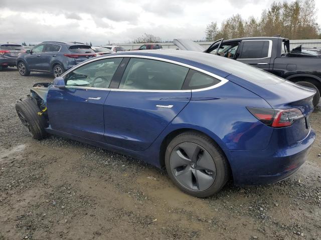 5YJ3E1EB8LF800601 - 2020 TESLA MODEL 3 BLUE photo 2