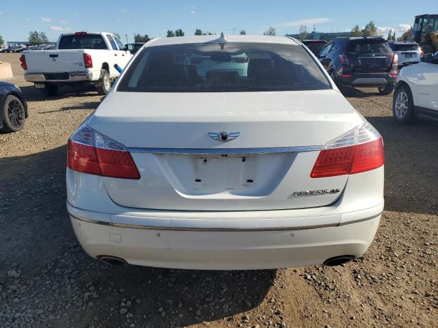 KMHGC46F49U040253 - 2009 HYUNDAI GENESIS 4.6L WHITE photo 6