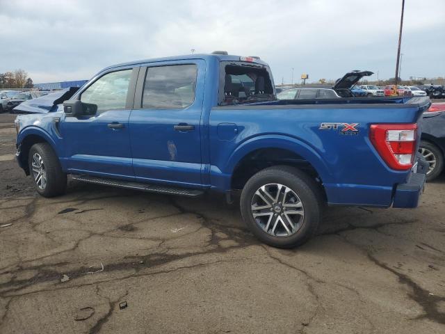 1FTEW1EP6PKE82097 - 2023 FORD F150 SUPERCREW BLUE photo 2