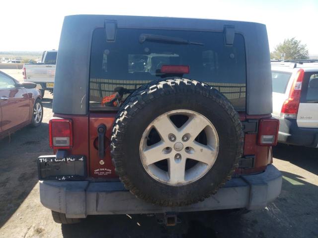 1J4GA59137L186723 - 2007 JEEP WRANGLER SAHARA RED photo 6