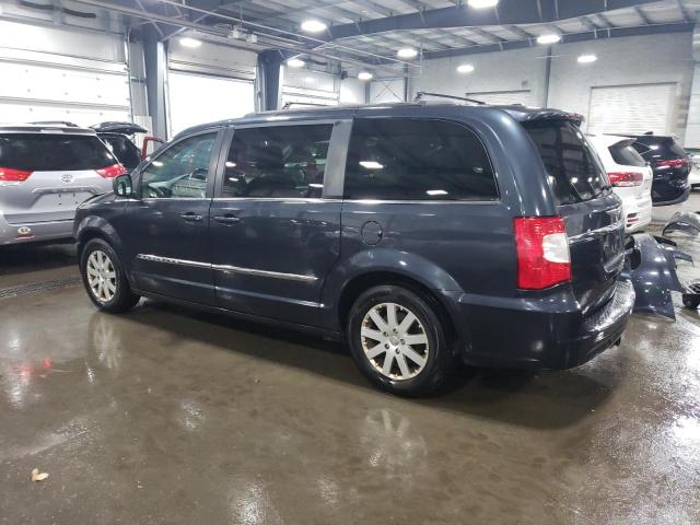 2C4RC1BG2ER332582 - 2014 CHRYSLER TOWN & COU TOURING BLUE photo 2