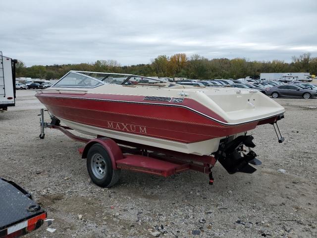 USHB48MNL990 - 1990 MAXU BOAT BURGUNDY photo 3