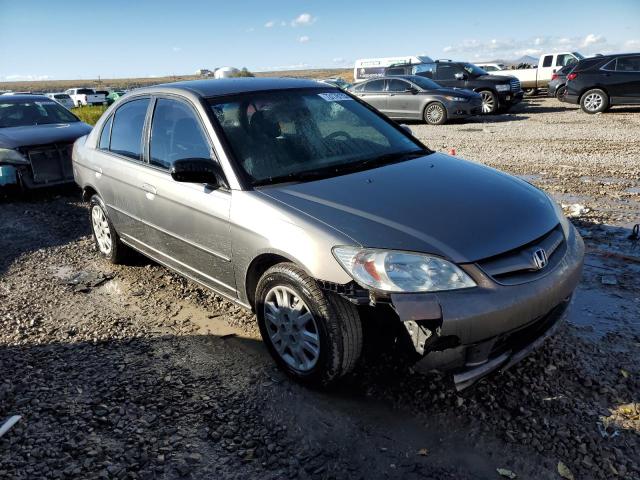 2HGES16555H546452 - 2005 HONDA CIVIC LX CHARCOAL photo 4