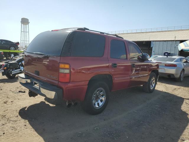 1GNEC13T11R145786 - 2001 CHEVROLET TAHOE C1500 RED photo 3