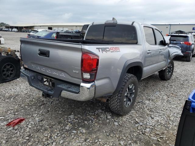 5TFCZ5AN5JX154450 - 2018 TOYOTA TACOMA DOUBLE CAB SILVER photo 3