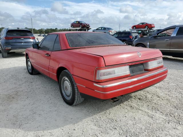 1G6VR317XJU102167 - 1988 CADILLAC ALLANTE RED photo 2