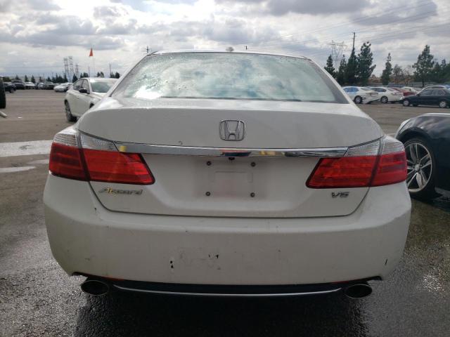 1HGCR3F83EA022563 - 2014 HONDA ACCORD EXL WHITE photo 6