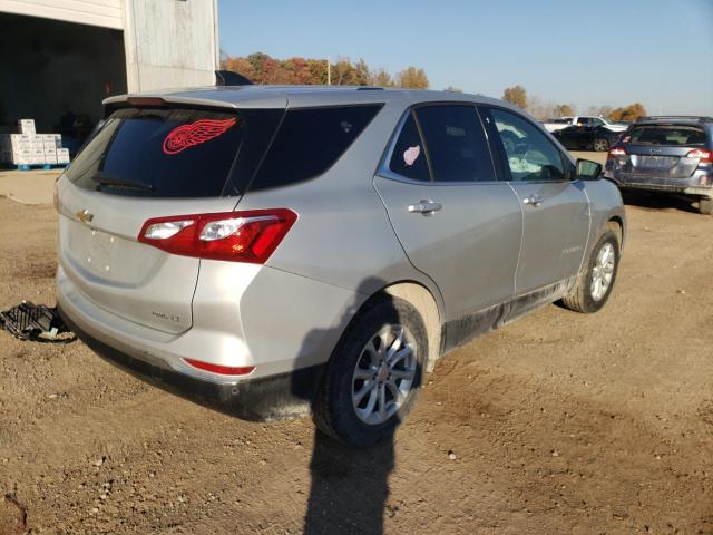 2GNAXTEV9K6254443 - 2019 CHEVROLET EQUINOX LT SILVER photo 3