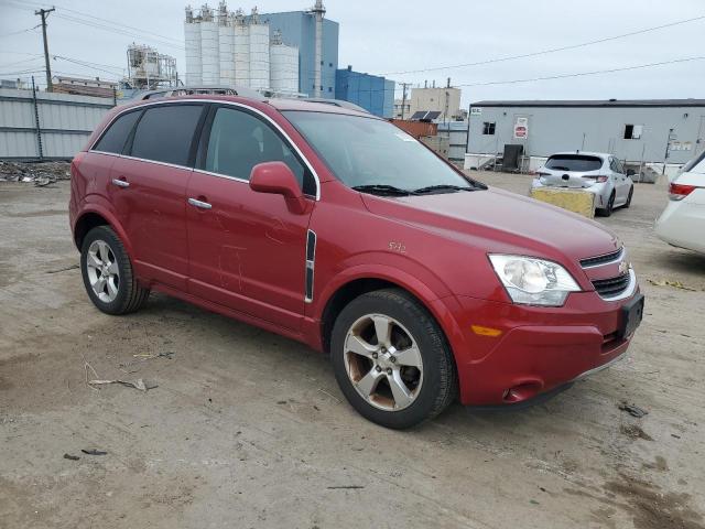 3GNAL3EKXES646306 - 2014 CHEVROLET CAPTIVA LT RED photo 4