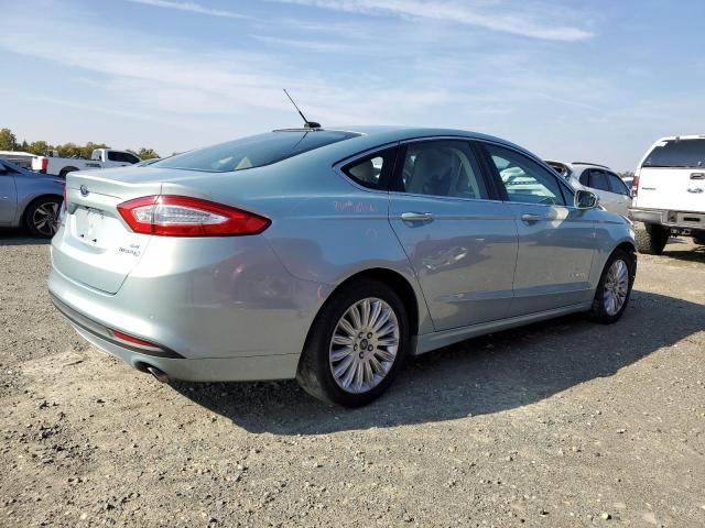 3FA6P0LU6ER366384 - 2014 FORD FUSION SE HYBRID BLUE photo 3